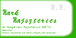 mark majszterics business card